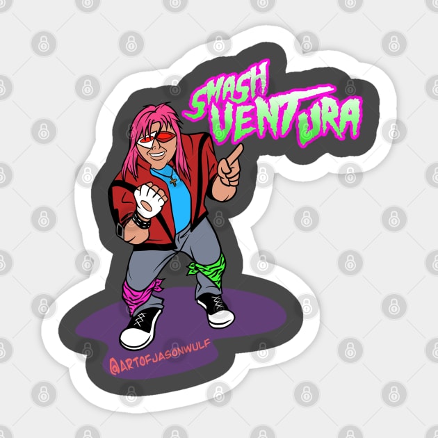 Smash Ventura cartoon character! Sticker by Smash Ventura